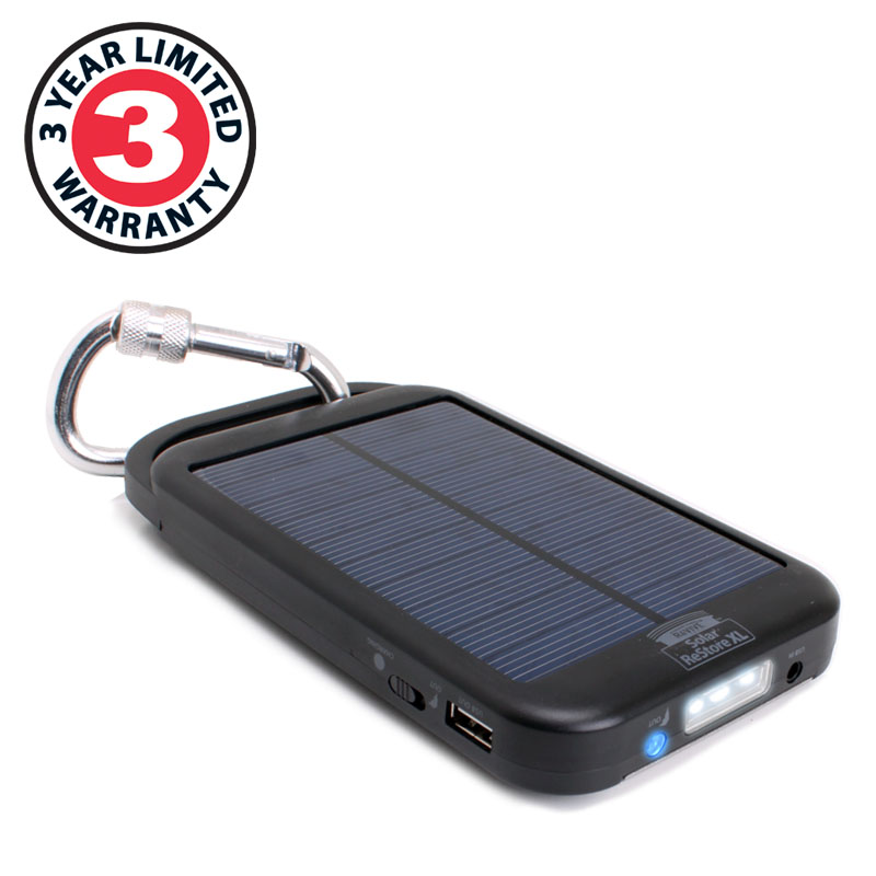 ReVIVE Solar ReStore XL 4000mAh External Battery Pack w/Universal USB 