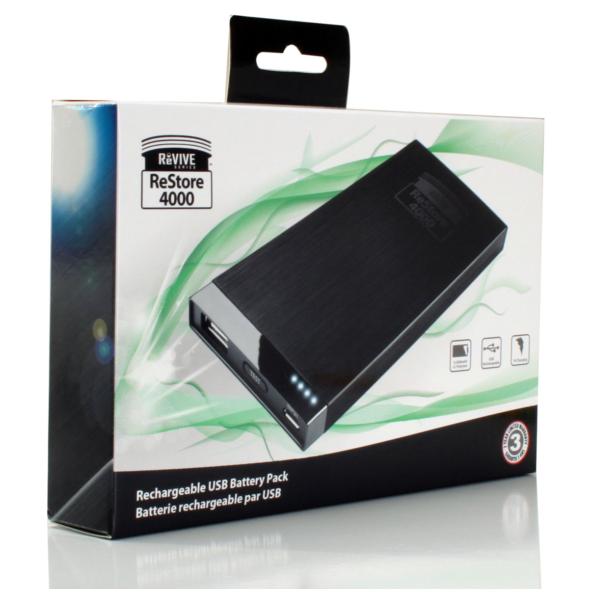 Details about ReVIVE Series ReStore 4000mAh Rechargeable Battery Pack 