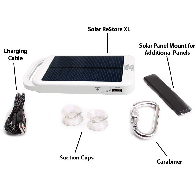 Details about Solar Panel External 4000mAh Battery Pack with Universal 