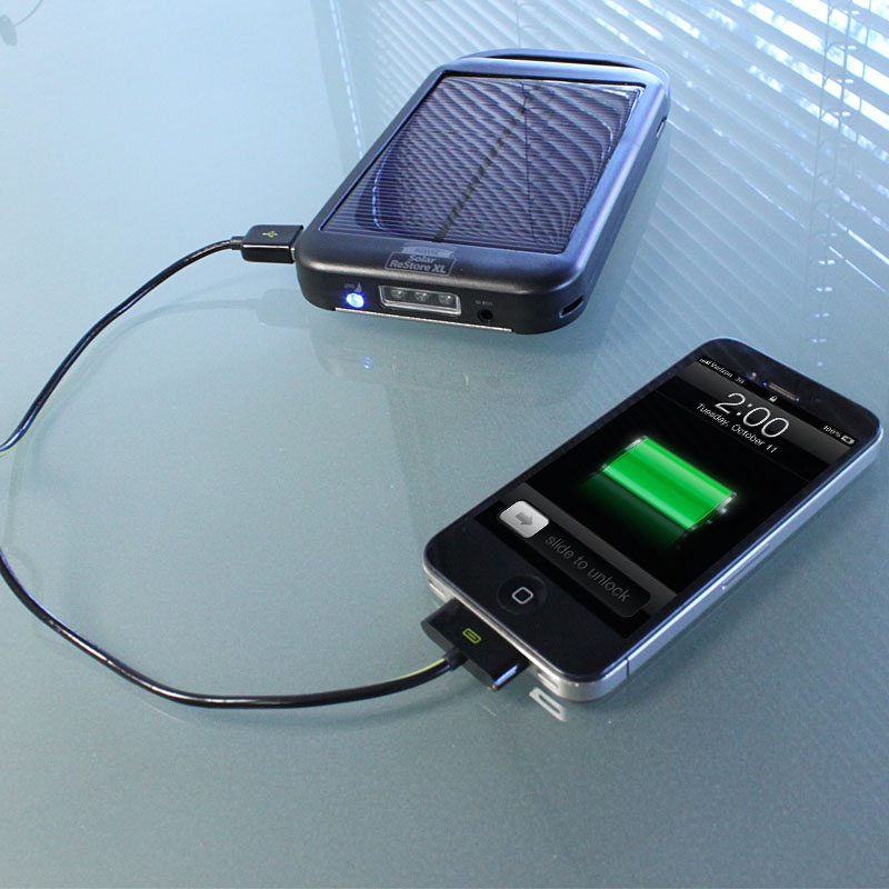 ReVIVE ReStore XL Solar Panel Charger and 4000mAh Power Bank with 