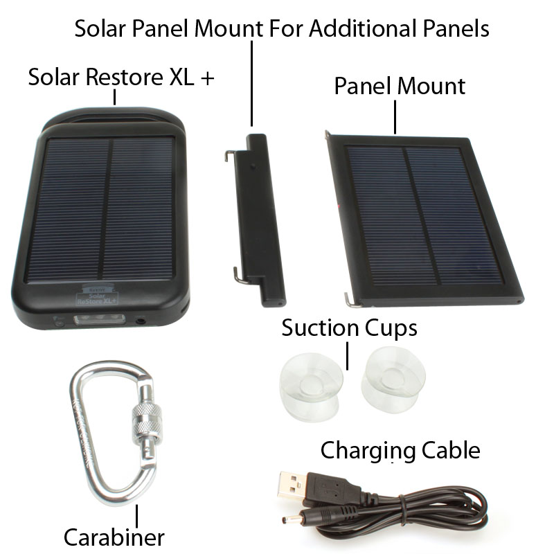 ReVIVE Solar ReStore XL+ Battery Charger with 6000mAh Power Bank 