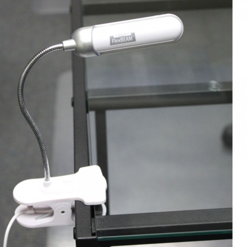 USB Flexible Clip-On Laptop Lamp & Work Light w/ 7 LED Lights & Clip-On Clamp