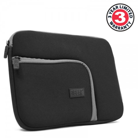 USA GEAR FlexARMOR Tablet Sleeve - Tablet Case with Water Resistant Exterior - Black