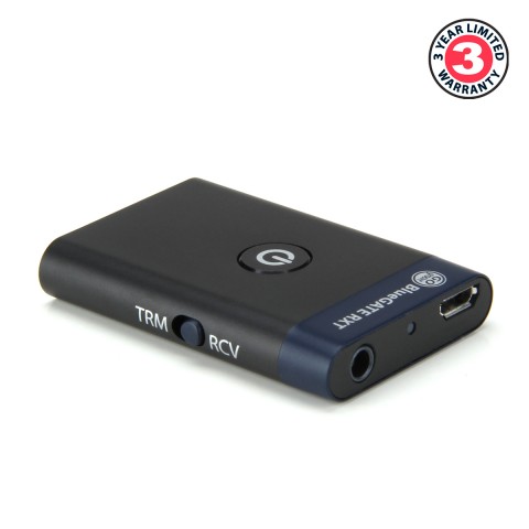 Wireless Bluetooth Receiver and Transmitter , 3.5mm Stereo Output & RCA Adapter - Black