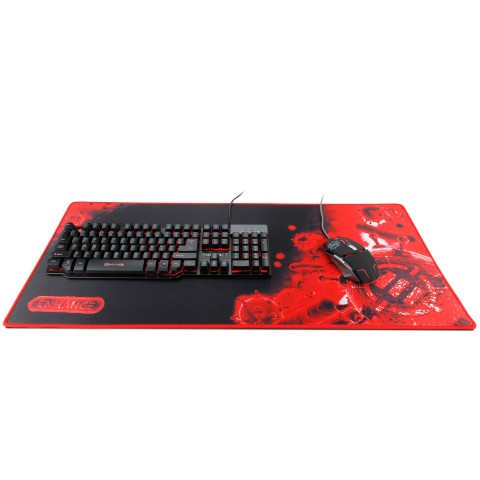 XXL Extended Gaming Mouse Mat / Pad ( 31.5 x 13.75 Inches ) - Red
