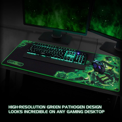 XXL Extended Gaming Mouse Mat / Pad ( 31.5 x 13.75 Inches ) - Green