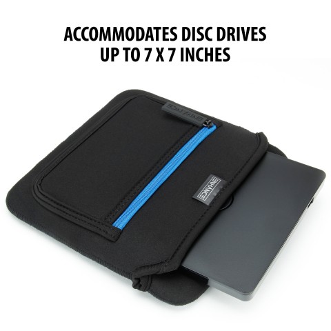 ENHANCE External CD DVD Drive Case for LG Electronics Portable Writer - Black