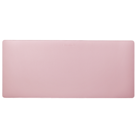 ENHANCE PU Leather Mouse Pad - Faux Leather Desk Protector (Pink) - Pink