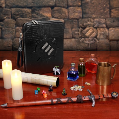 PRE-ORDER | ENHANCE Tabletop Collector's Edition RPG Organizer - DnD Binder - Dragon Black