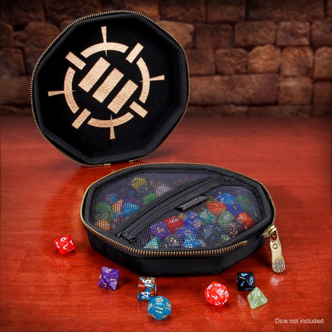 ENHANCE Tabletop Gaming Dice Case and Rolling Tray - Storage for up to 150 Dice - Dice Case