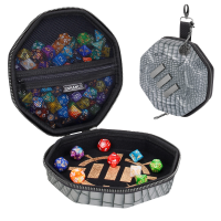 ENHANCE Collector's Edition DnD Dice Tray for up to 150 Dice (Dragon Silver) - Dragon Silver