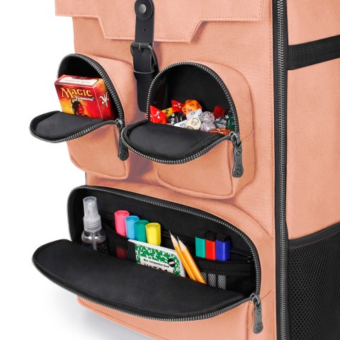 ENHANCE Collector's Edition Board Game Backpack - Game Storage (Dragon Pink) - Dragon Pink