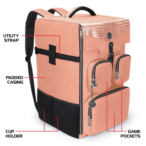 PRE-ORDER | ENHANCE Collector's Edition Board Game Backpack - Game Storage (Dragon Pink) - Dragon Pink