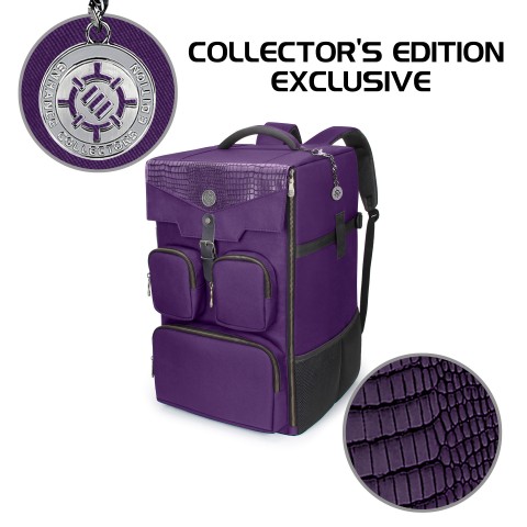 PRE-ORDER | ENHANCE Collector's Edition Board Game Backpack - Game Storage - Dragon Purple