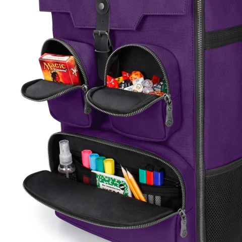 ENHANCE Collector's Edition Board Game Backpack - Game Storage (Dragon Purple) - Dragon Purple