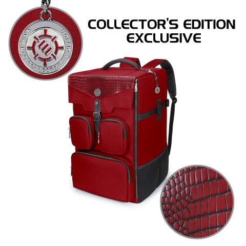 ENHANCE Collector's Edition Board Game Backpack - Game Storage (Dragon Red) - Dragon Red