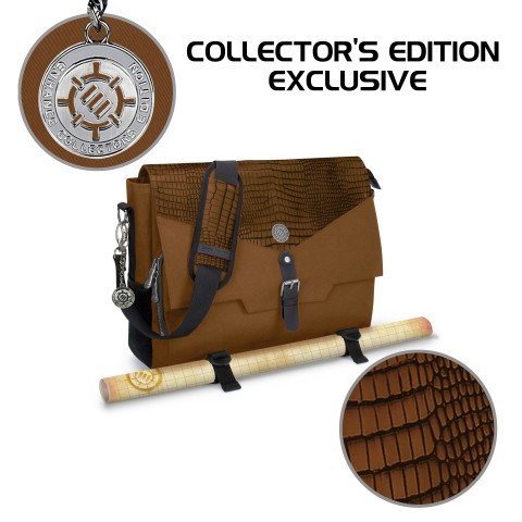 PRE-ORDER | ENHANCE RPG Player's Messenger DnD Bag Collector's Edition - Dragon Brown