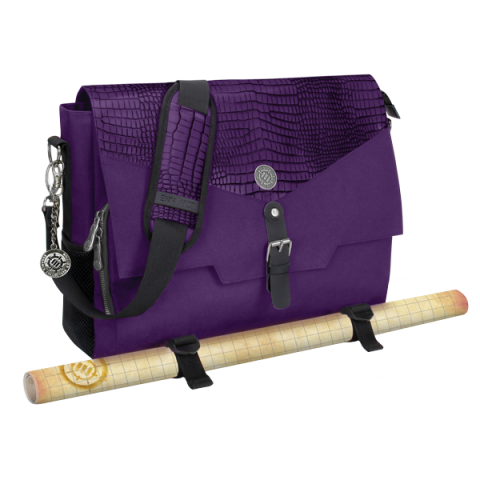 ENHANCE RPG Player's Messenger DnD Bag Collector's Edition (Dragon Purple) - Dragon Purple