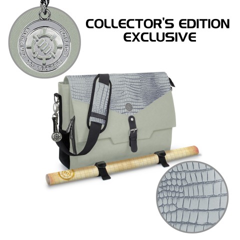 PRE-ORDER | ENHANCE RPG Player's Messenger DnD Bag Collector's Edition - Dragon Silver