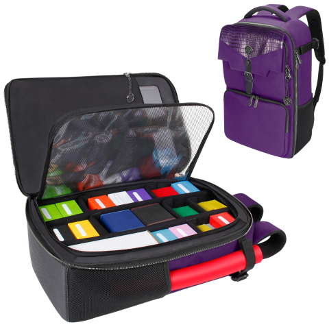 ENHANCE MTG Backpack Collector's Edition, TCG Card Organization (Dragon Purple) - Dragon Purple