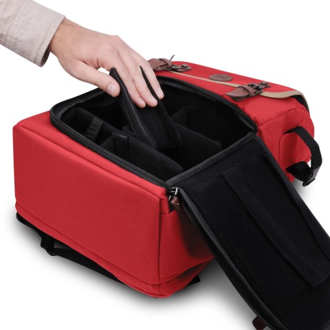 ENHANCE Full-Size Trading Card Storage Box Backpack for Playing Card Case - Red
