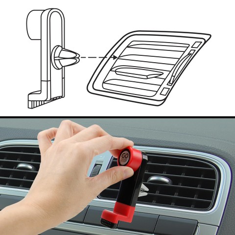 Universal Air Vent Car Mount Cell Phone Holder for Smartphones up to 3.6