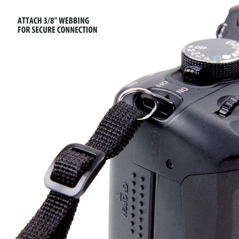 Adjustable Camera Strap w/ Cushioned Neoprene & Storage Pockets - Southwest Blue