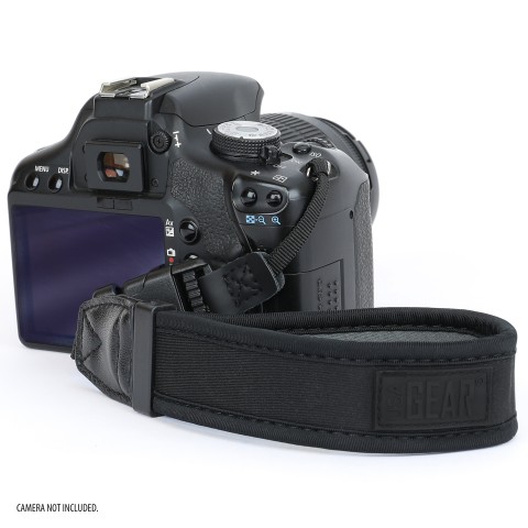 Digital Camera Wrist Strap w/ Padded Neoprene & Quick Release Buckle System - Black