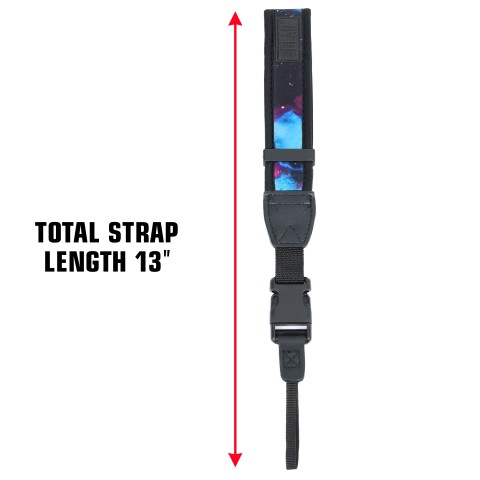 Digital Camera Wrist Strap w/ Padded Neoprene & Quick Release Buckle System - Galaxy