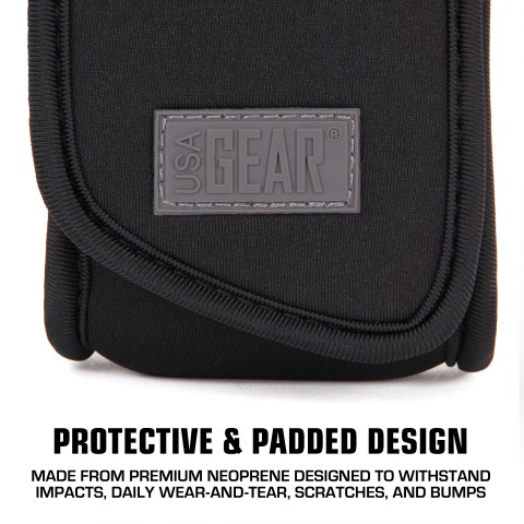 USA Gear Vape Case & Vaporizer Pen Carrying Holster for Box Mods & Tanks - Black