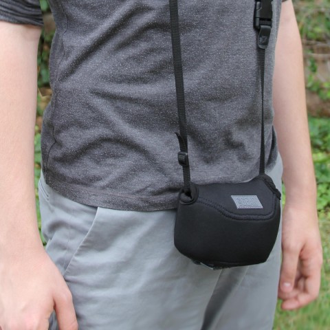 Neoprene Digital Camera Case Cover Bag for Interchangeable Pancake Lens Cameras - Black