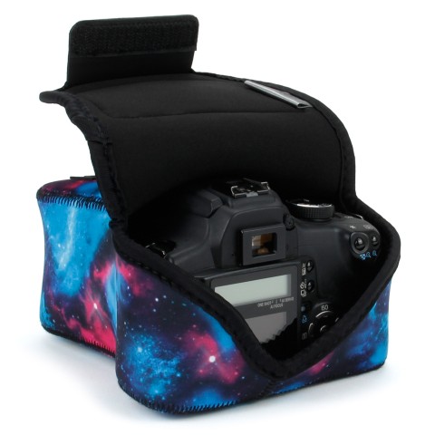 DSLR Camera  Case Sleeve with Neoprene Protection & Accessory Storage - Galaxy