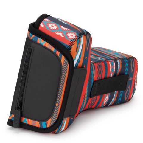 DSLR Camera and Zoom Lens Sleeve Case with Accessory Storage & Strap Openings - Southwest
