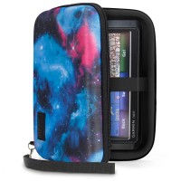 Protective Hard Shell Electronics Carrying Case with Accessory Pocket - Galaxy