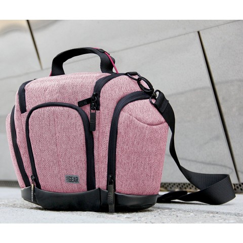 Camera Case with Weather Resistant Bottom and Soft Cushioned Interior - Red