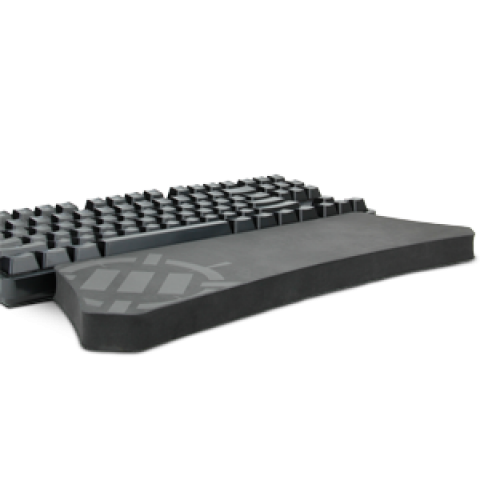 ENHANCE Gaming Keyboard Wrist Rest for Tenkeyless Keyboards w/ Ergonomic Support - Black