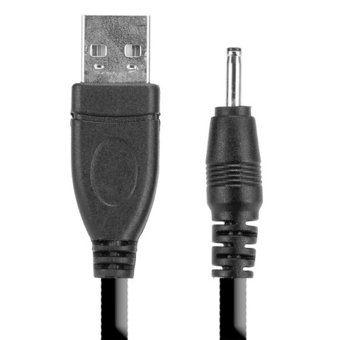 GOgroove DC 2.5mm USB Charging Cable for GGBV2TV100BKUS BlueVIBE 2TV