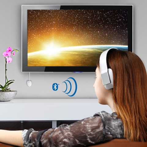 GOgroove Bluetooth TV Headphones Wireless Connection System for HD Televisions 