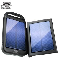 ReVIVE Solar ReStore XL+ 6000mAh Solar Powered Universal USB Battery Charger & Flashlight with Rapid-Charge Adapter Panel