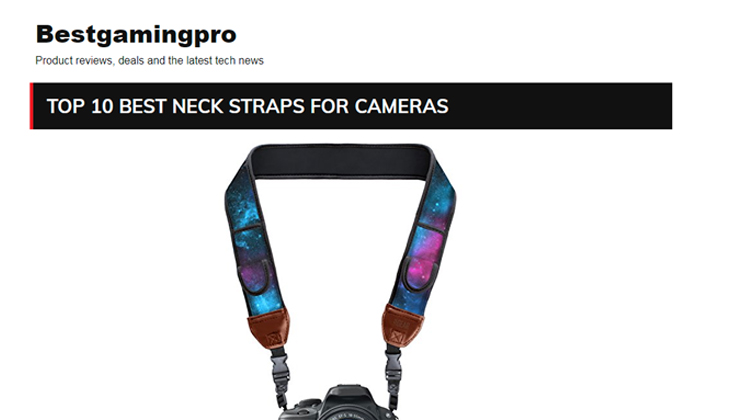 TOP 10 BEST NECK STRAPS FOR CAMERAS