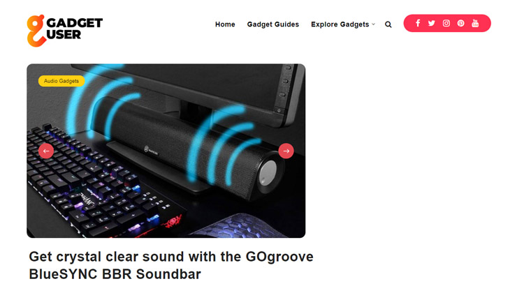 Gadget User takes a closer look at the GOgroove BBR 
