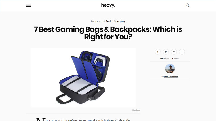 7 Best Gaming Bags & Backpacks: Which is Right for You?