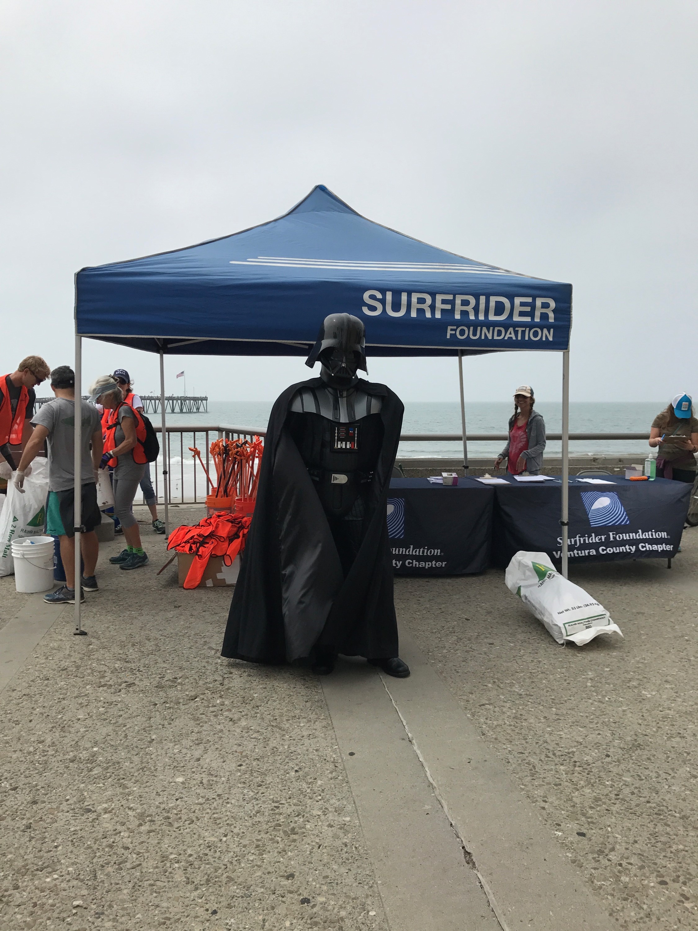 Darth Vader at the beach