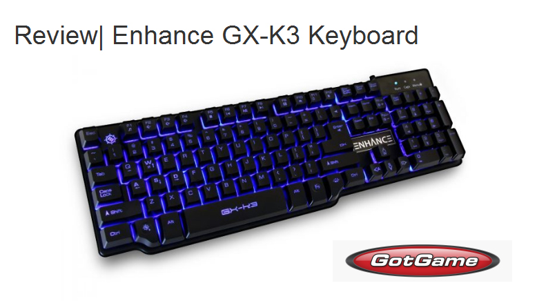 GotGame - ENHANCE GX-K3 Keyboard